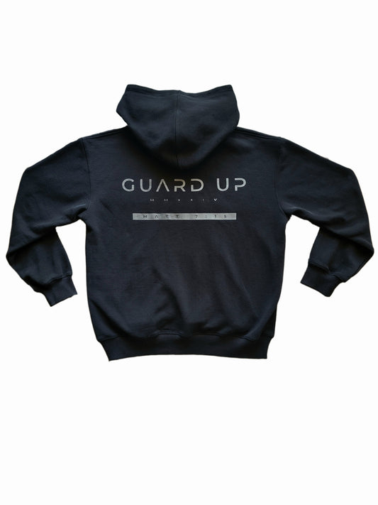 GUARDUP Hoodie Grey on Black